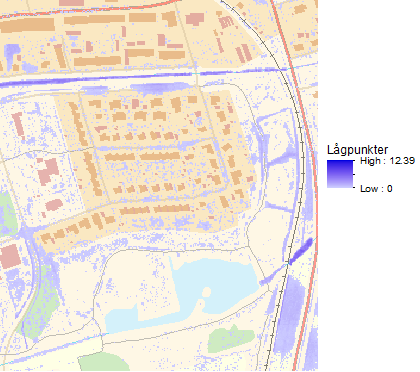 5 Resultat 5.1 Lågpunktskartering Resultatet av lågpunktskarteringen blev följande. För område 1 blev resultatet enligt figur 30.