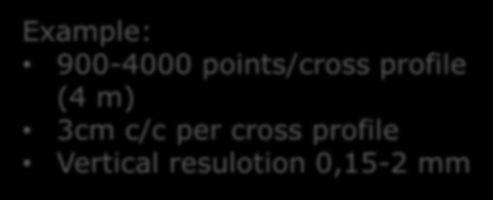 profile CROSS PROFILE SCANNING LASER Example: 900-4000