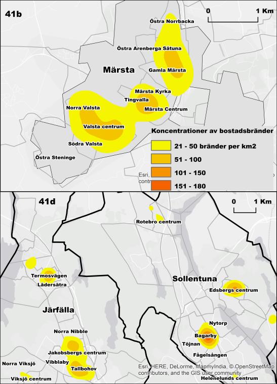 Malmö och Burlöv Jämförelse mellan storstadsområden Tätast koncentrationer i Malmö Rosengård