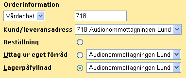 36 Används när du vill fylla på ditt lagersaldo! 5.5 Lagerpåfyllnad Obs!! Du måste göra en lagerpåfyllnad per leverantör!