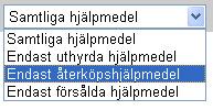 4 1. Hjälpmedel Klicka på Hjälpmedel i menyn 1.