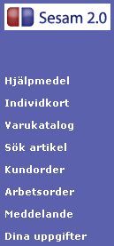 44 7. Dina uppgifter Klicka på Dina uppgifter i menyn I denna bild visas info om inloggad förskrivare.