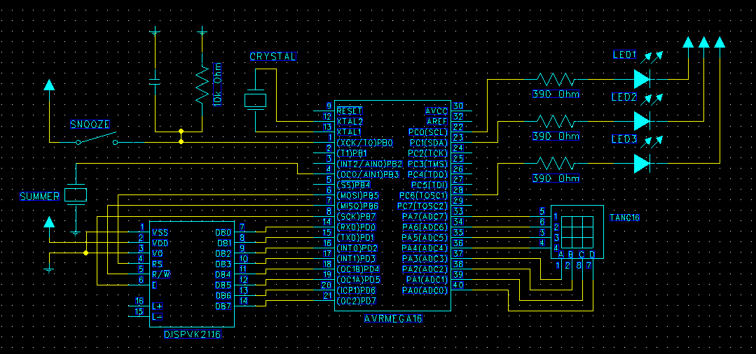 Kopplingsschema Källkod #define F_CPU 16000000UL #include <avr/io.h> #include <util/delay.h> #include <avr/interrupt.h> #include <stdbool.h> #include <stdlib.h> #include <math.