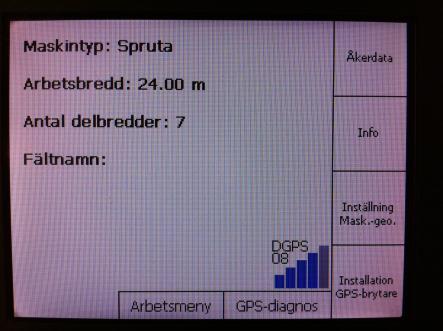 Snabb manual för Amazone GPS-Switch Betrakta följande som endast ett komplement till förarhandboken.