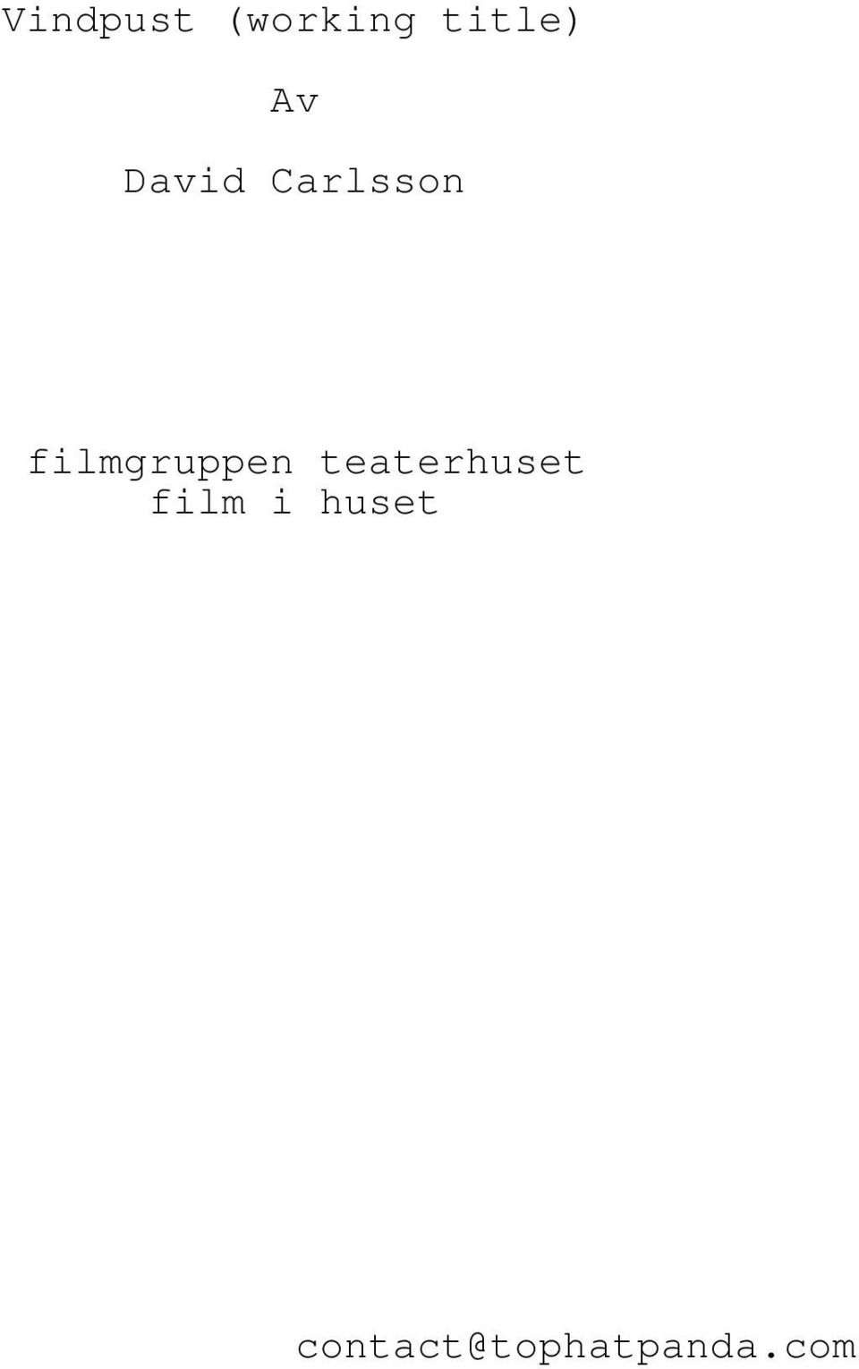 filmgruppen teaterhuset