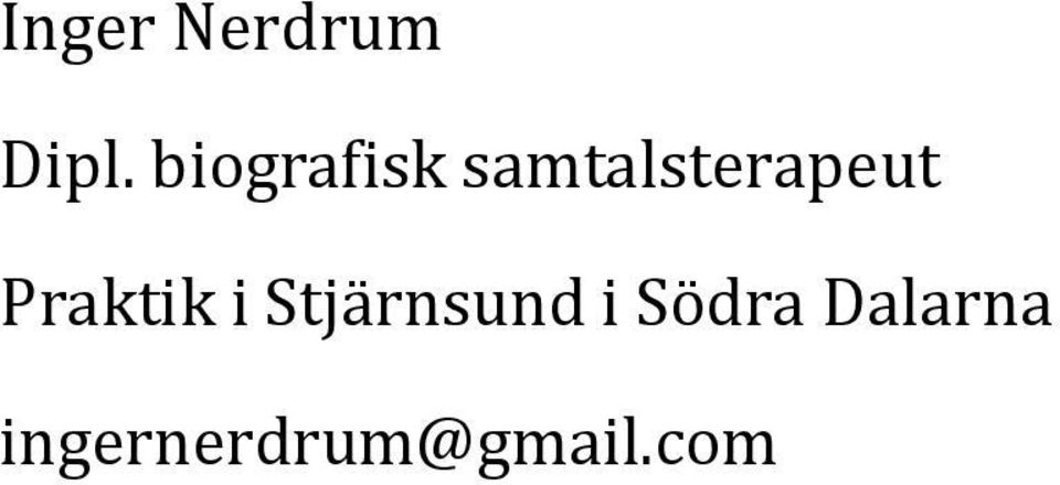 Praktik i Stjärnsund i