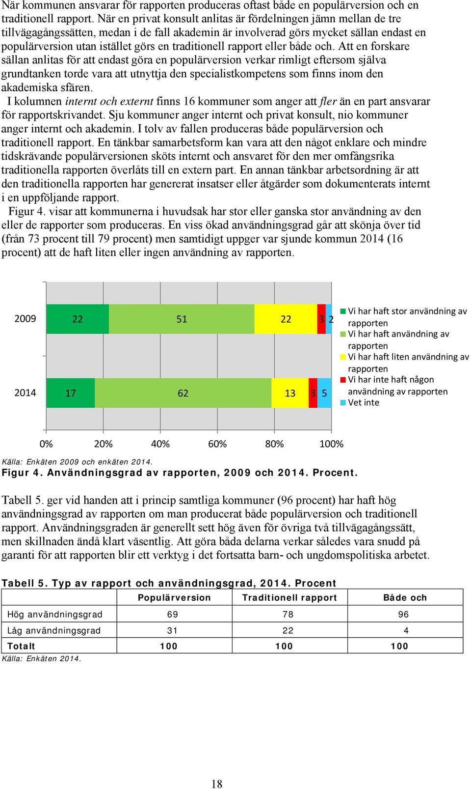 traditionell rapport eller både och.