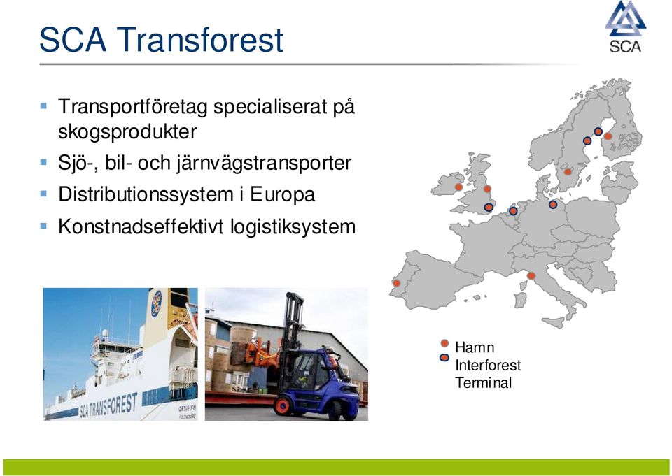 järnvägstransporter Distributionssystem i