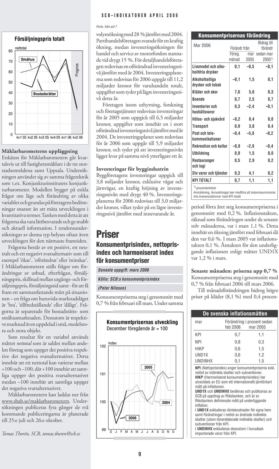 Konjunkturinstitutets konjunkturbarometer.