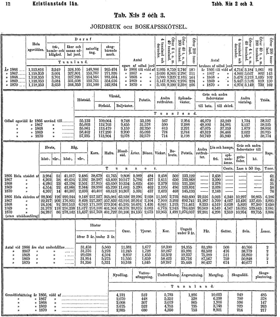 Tab. N:is 2 och 3.