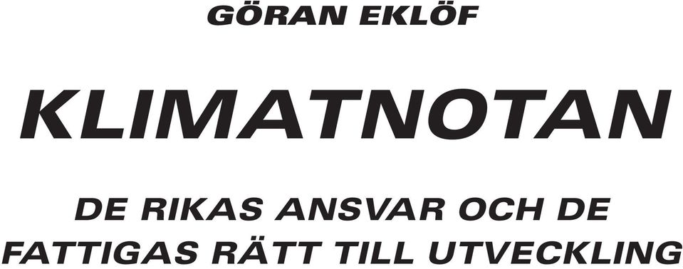 RIKAS ANSVAR OCH