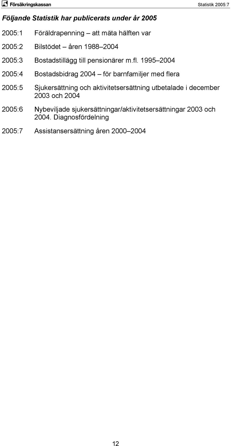 1995 24 25:4 Bostadsbidrag 24 för barnfamiljer med flera 25:5 Sjukersättning och aktivitetsersättning