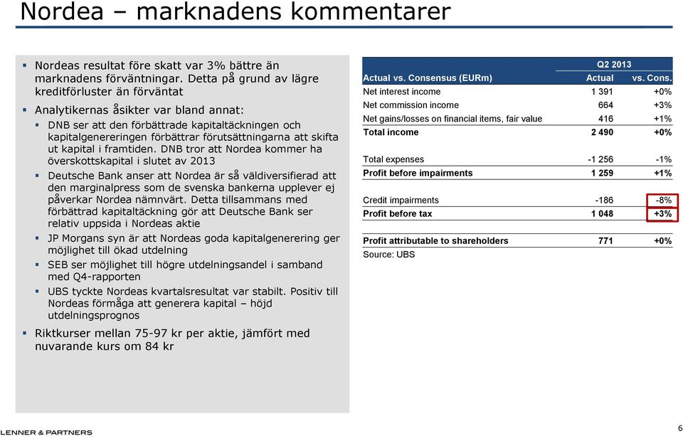 skifta ut kapital i framtiden.