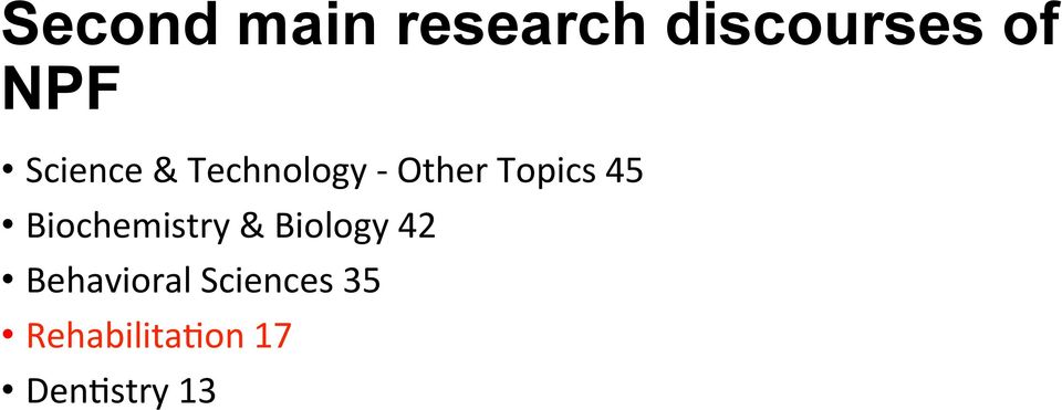 Biochemistry & Biology 42 Behavioral