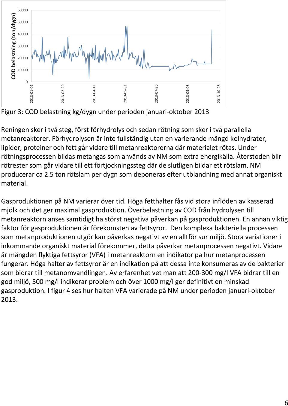 Under rötningsprocessen bildas metangas som används av NM som extra energikälla. Återstoden blir rötrester som går vidare till ett förtjockningssteg där de slutligen bildar ett rötslam.