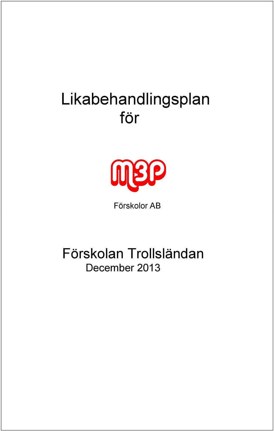 AB Förskolan