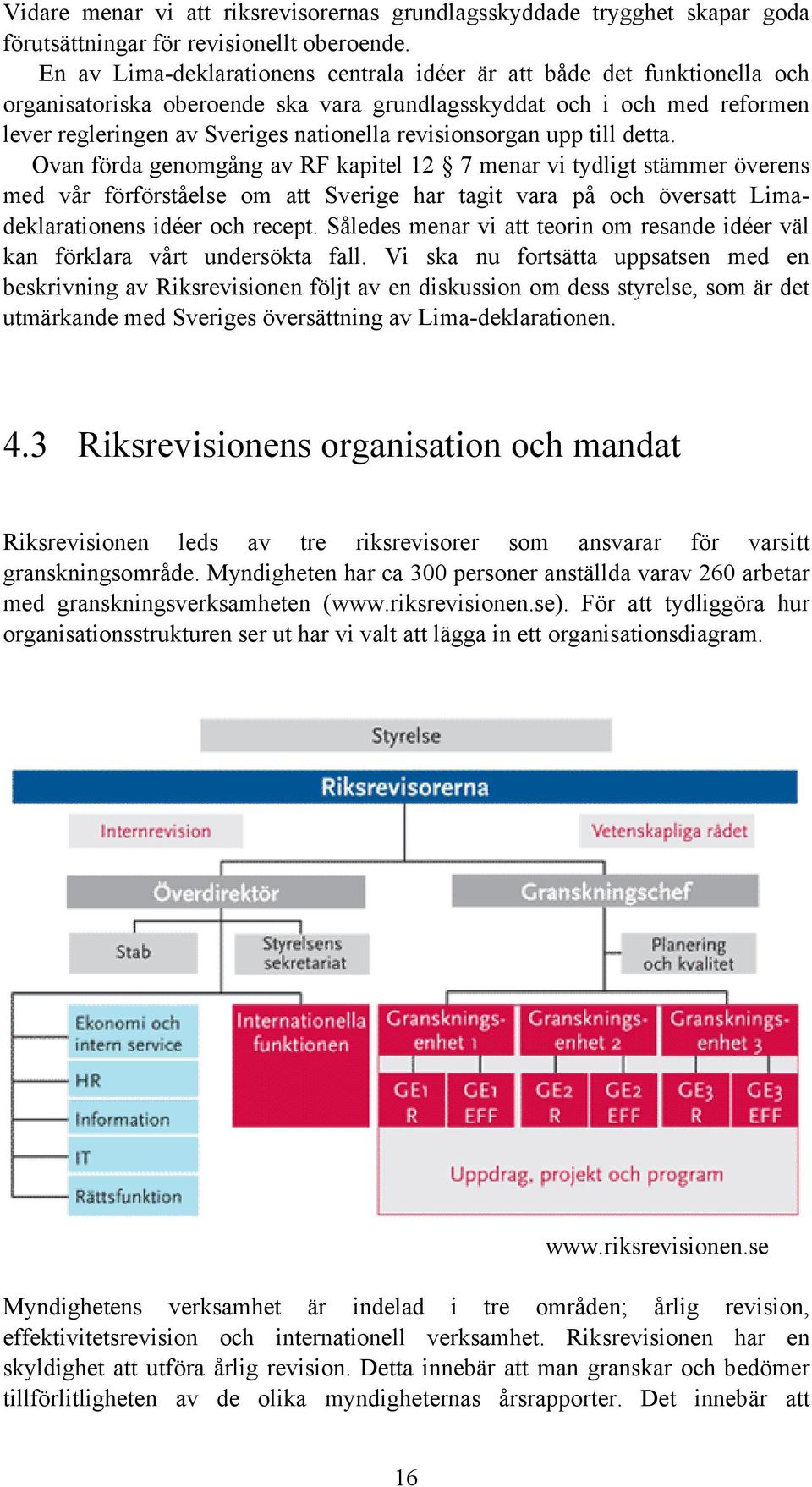 revisionsorgan upp till detta.
