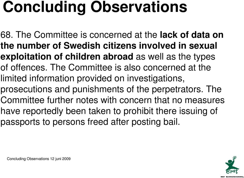 as well as the types of offences.