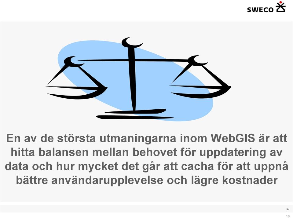 data och hur mycket det går att cacha för att