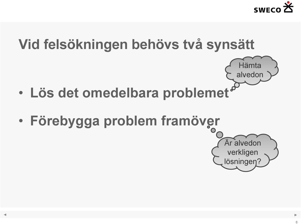 problemet Hämta alvedon Förebygga