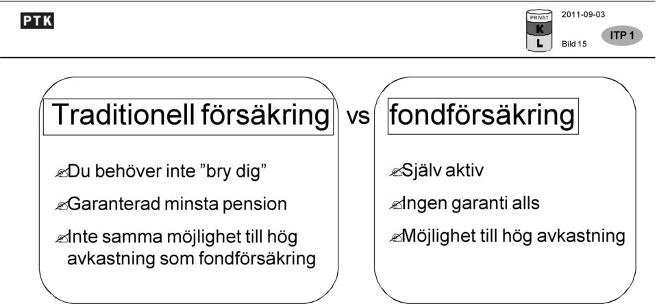 samma möjlighet till hög avkastning som fondförsäkring