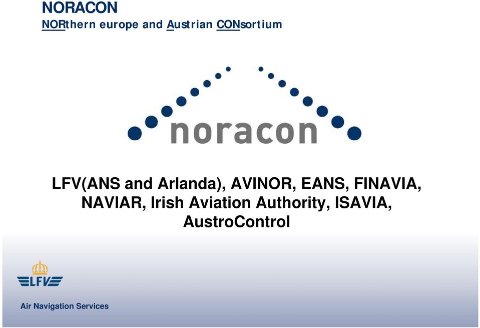 AVINOR, EANS, FINAVIA, NAVIAR, Irish