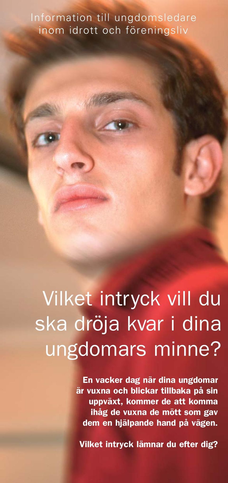 En vacker dag när dina ungdomar är vuxna och blickar tillbaka på sin uppväxt,