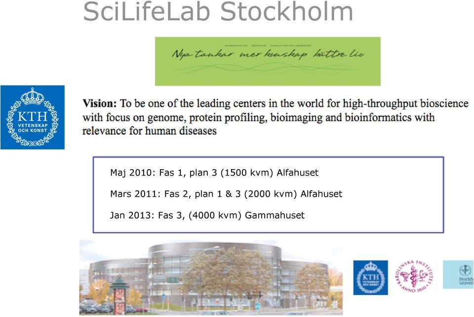 Fas 2, plan 1 & 3 (2000 kvm) Alfahuset