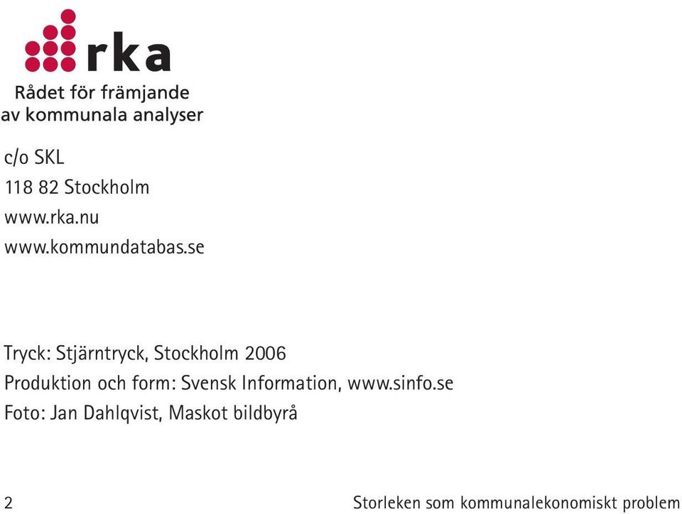 form: Svensk Information, www.sinfo.