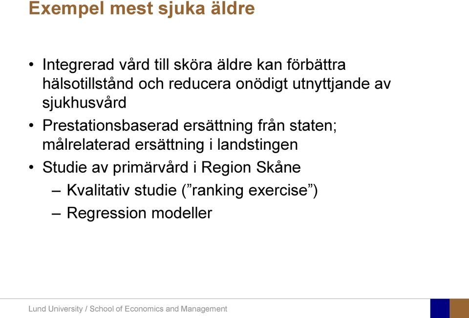 Prestationsbaserad ersättning från staten; målrelaterad ersättning i