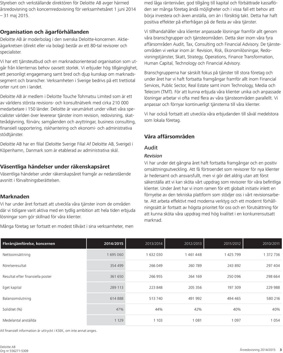 Vi har ett tjänsteutbud och en marknadsorienterad organisation som utgår från klienternas behov oavsett storlek.