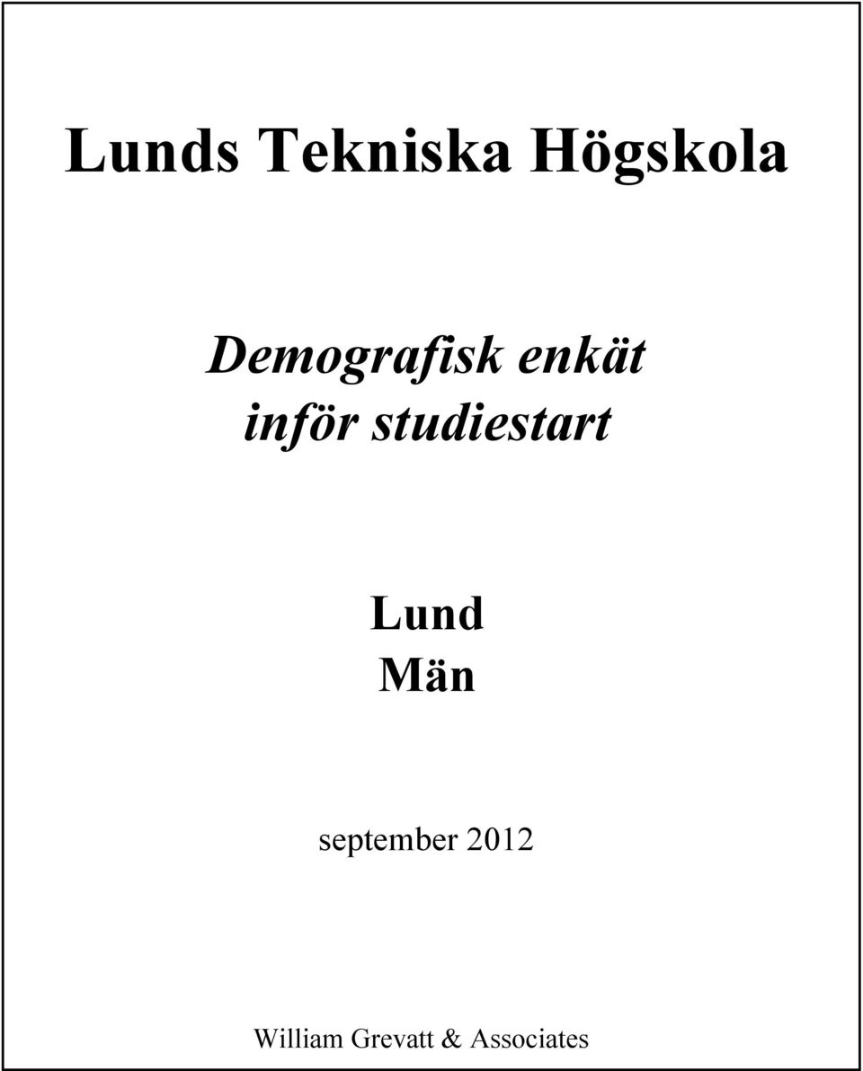 Lund Män september