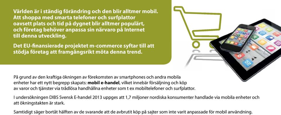 Det EU-finansierade projektet m-commerce syftar till att stödja företag att framgångsrikt möta denna trend.