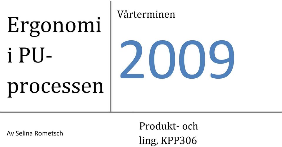 Vårterminen 2009 Av