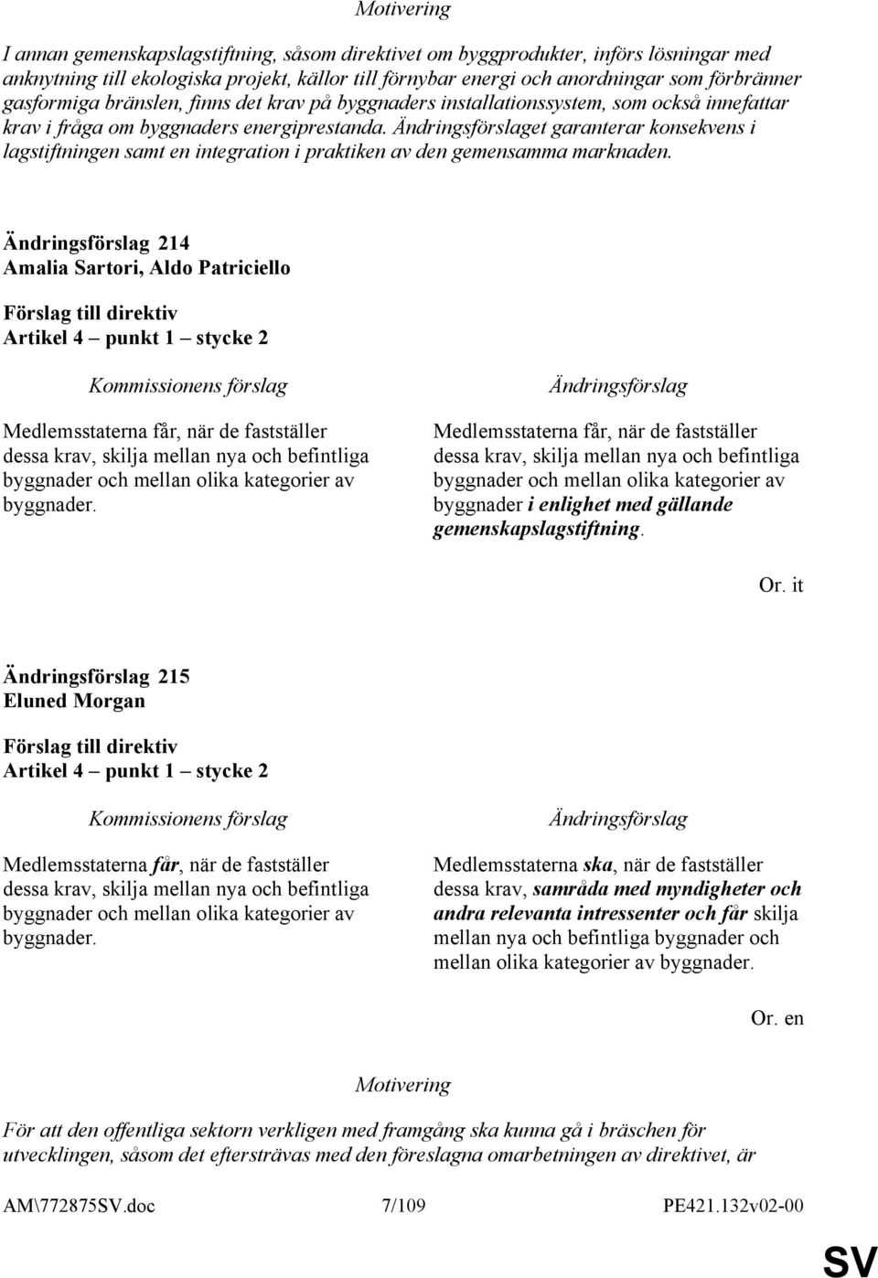 et garanterar konsekvens i lagstiftningen samt en integration i praktiken av den gemensamma marknaden.