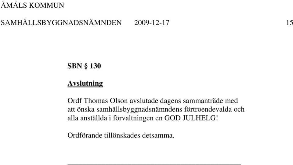 samhällsbyggnadsnämndens förtroendevalda och alla anställda