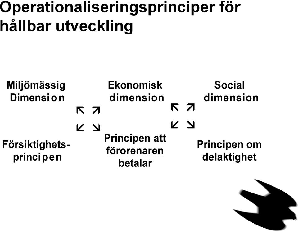 Försiktighetsprincipen Ekonomisk dimension