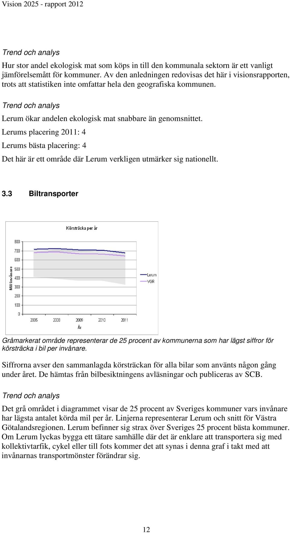 Lerums placering 2011: 4 Lerums bästa placering: 4 Det här är ett område där Lerum verkligen utmärker sig nationellt. 3.