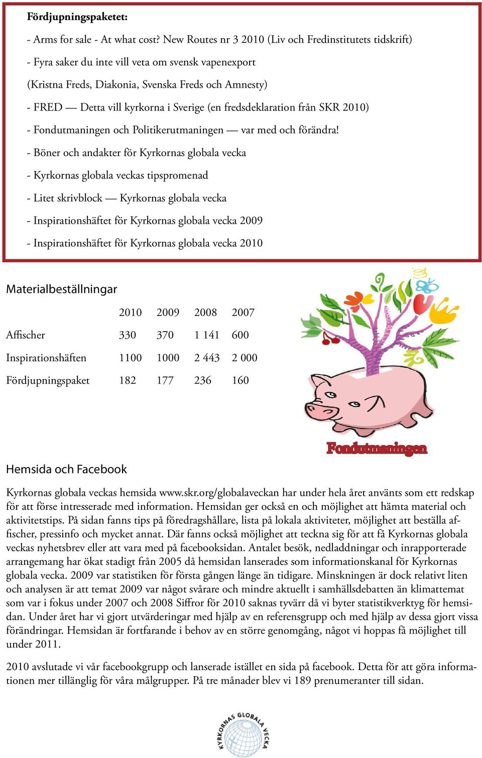 (en fredsdeklaration från SKR 2010) - Fondutmaningen och Politikerutmaningen var med och förändra!