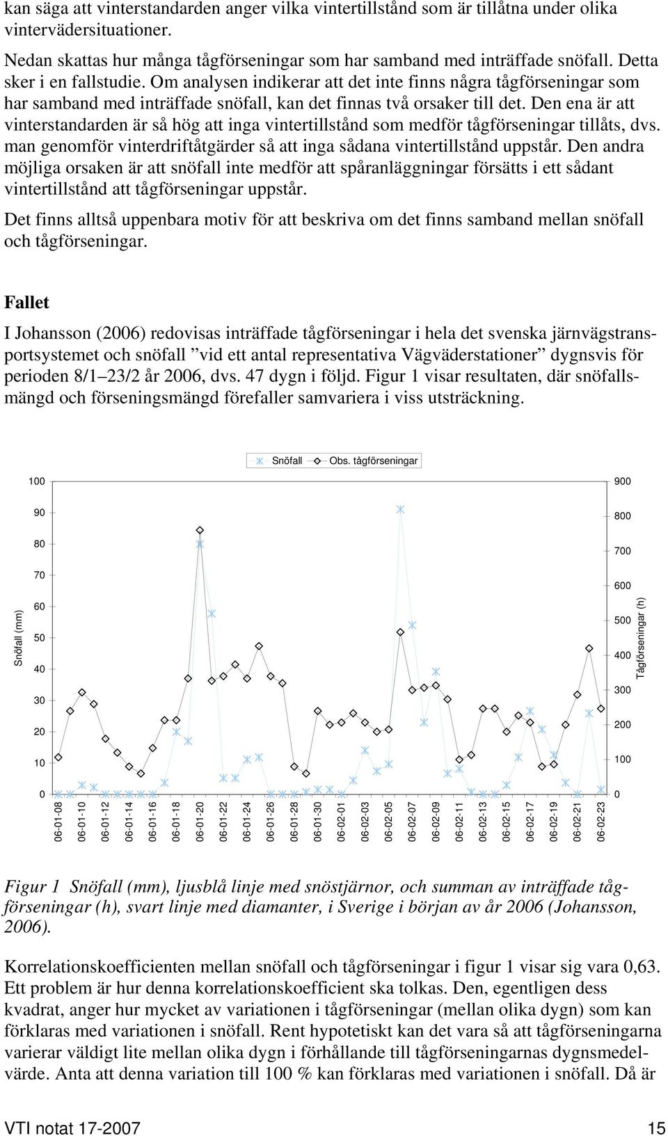 Den ena är att vinterstandarden är så hög att inga vintertillstånd som medför tågförseningar tillåts, dvs. man genomför vinterdriftåtgärder så att inga sådana vintertillstånd uppstår.