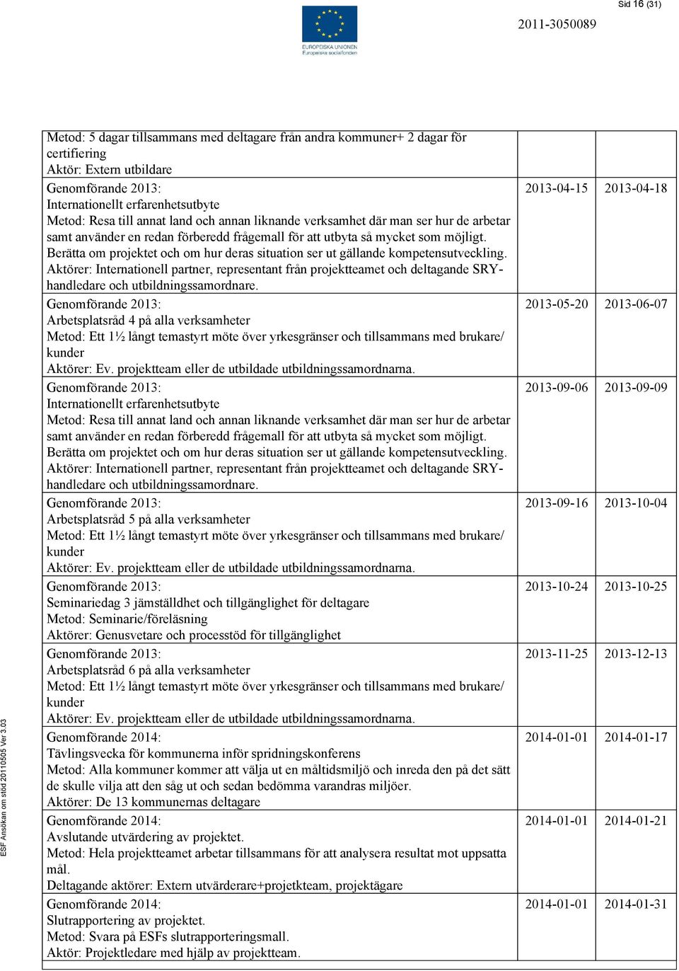 Berätta om projektet och om hur deras situation ser ut gällande kompetensutveckling.