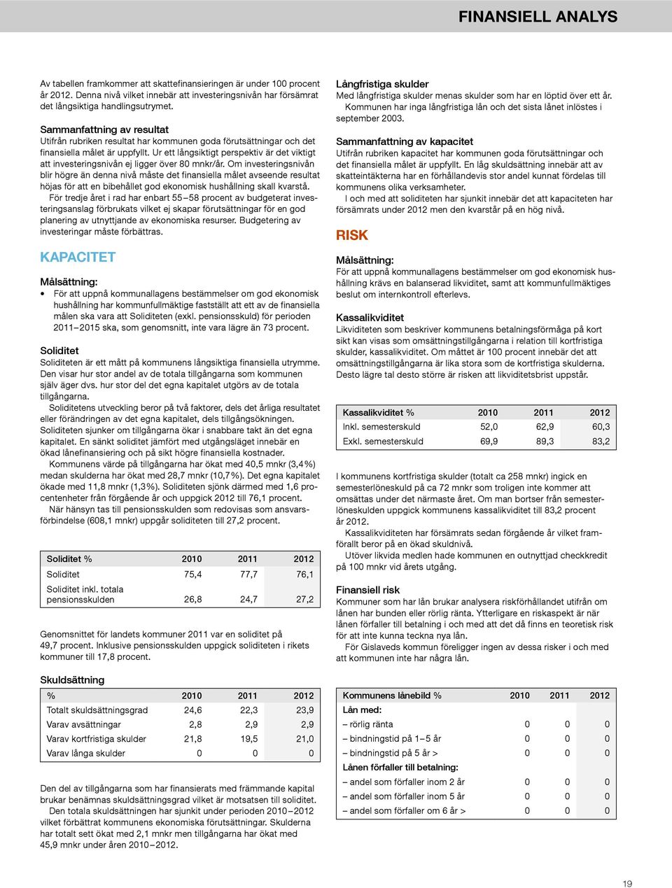 Ur ett långsiktigt perspektiv är det viktigt att investeringsnivån ej ligger över 80 mnkr/år.