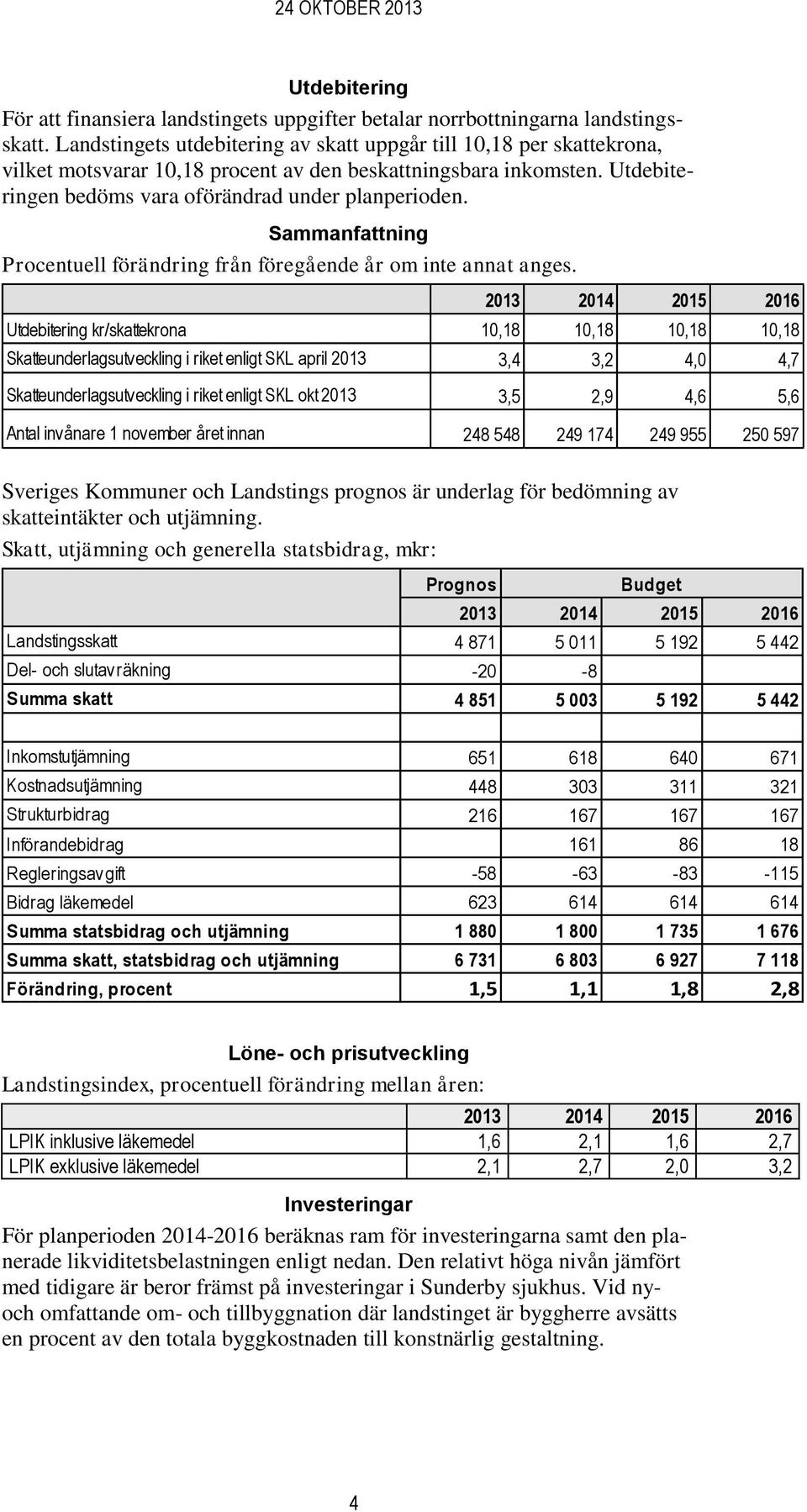 Sammanfattning Procentuell förändring från föregående år om inte annat anges.