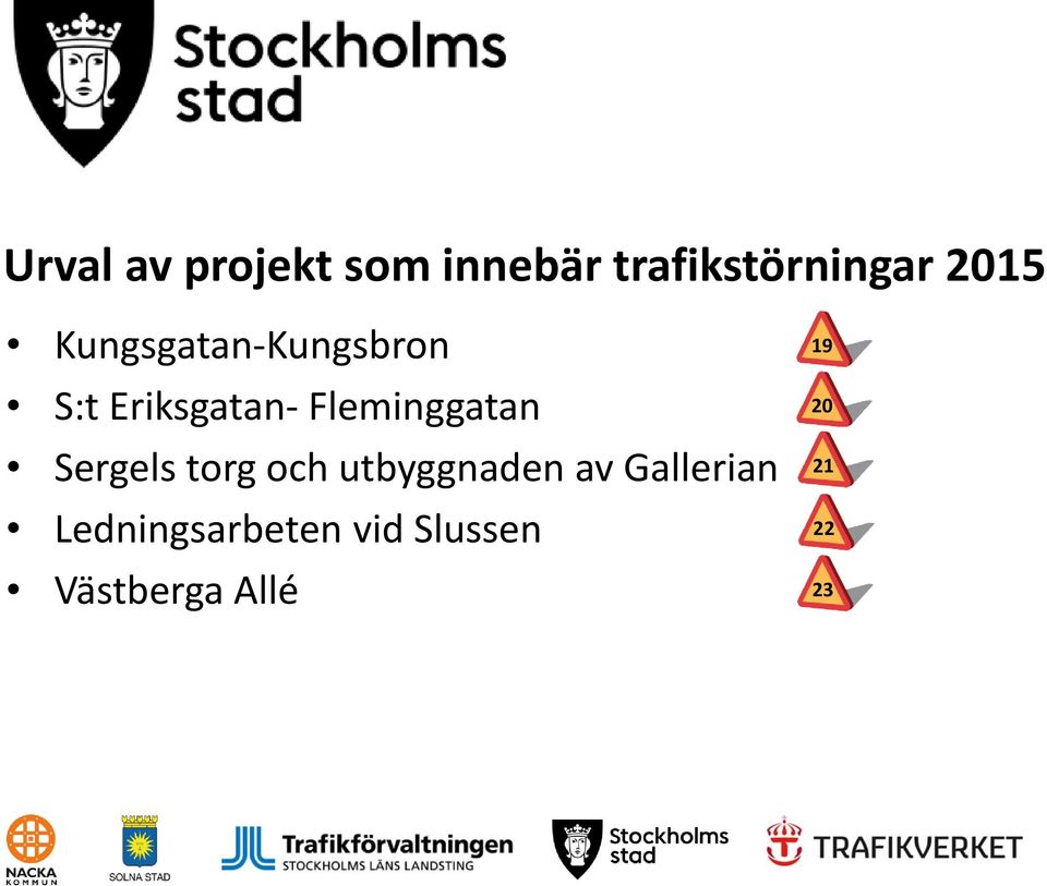 Fleminggatan Sergels torg och utbyggnaden av