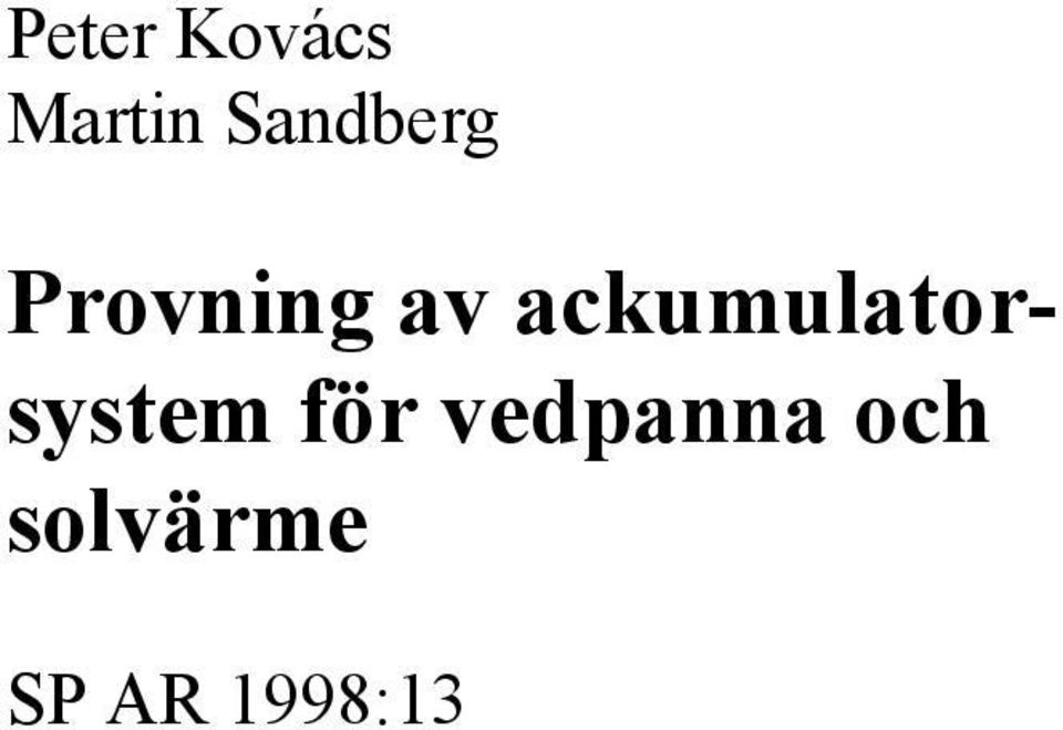 ackumulatorsystem för