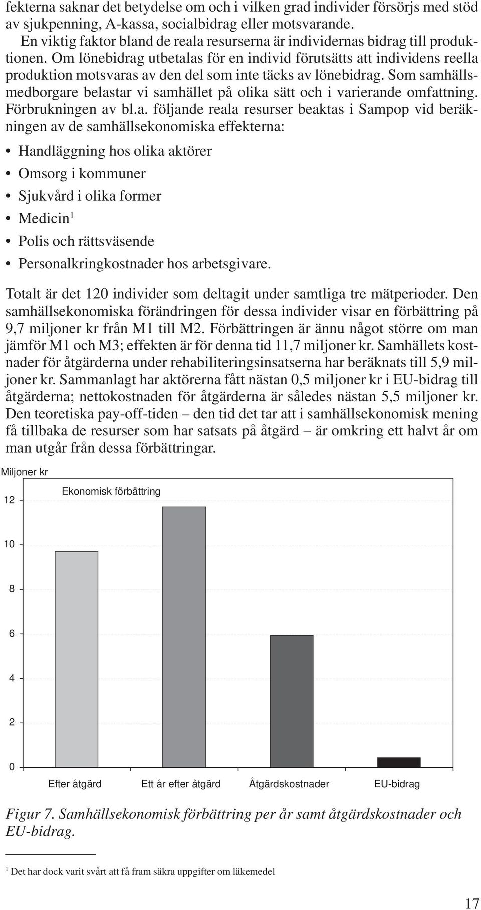 Om lönebidrag utbetalas för en individ förutsätts att individens reella produktion motsvaras av den del som inte täcks av lönebidrag.