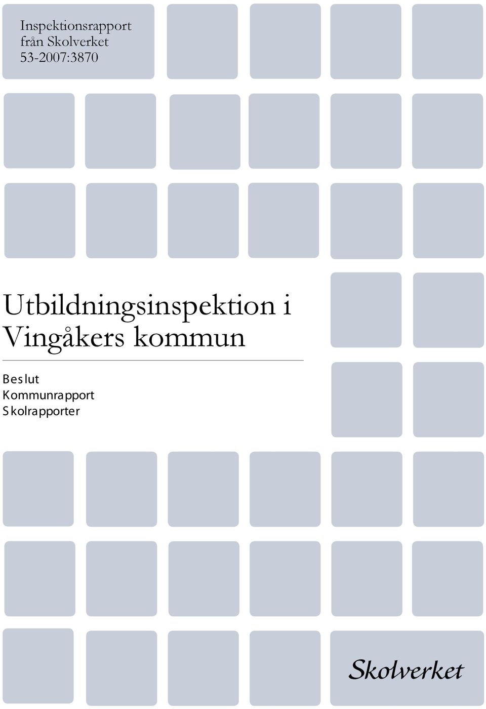 Utbildningsinspektion i