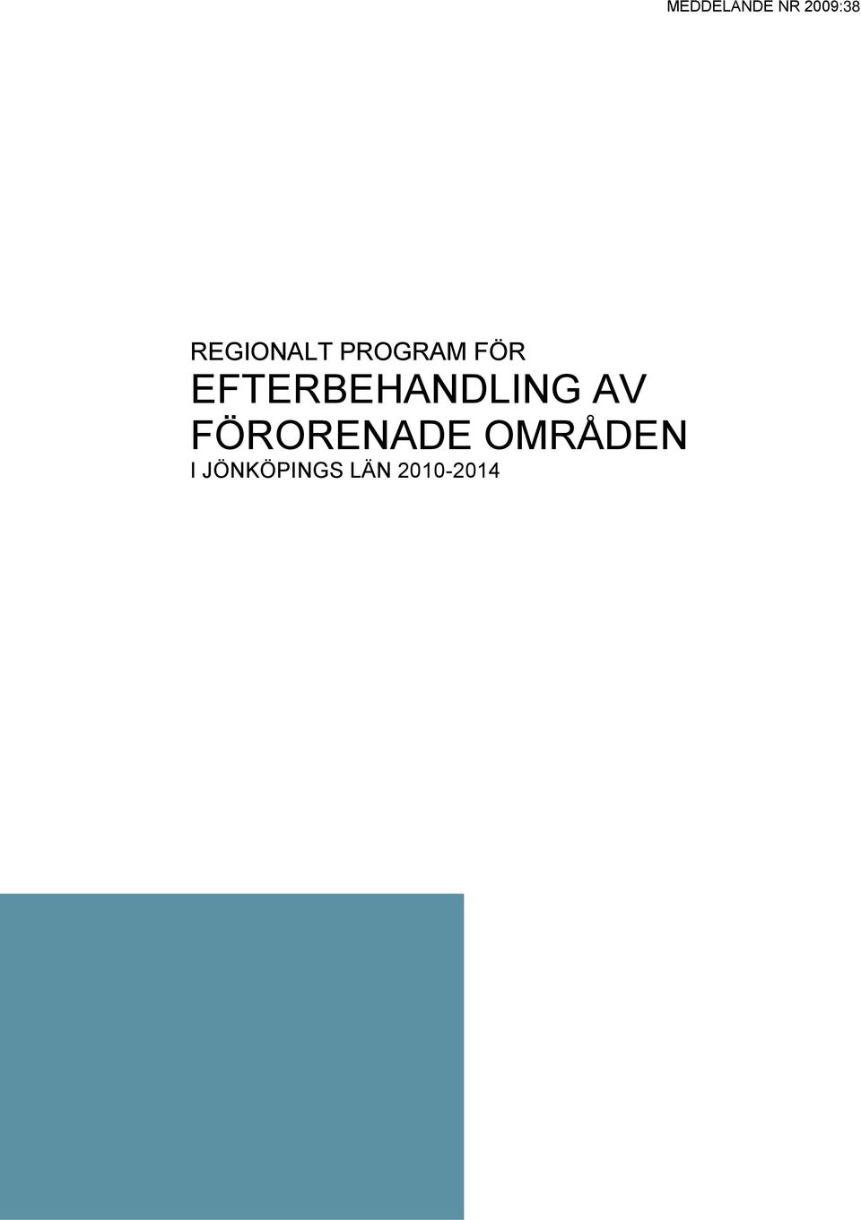 FÖRORENADE OMRÅDEN I