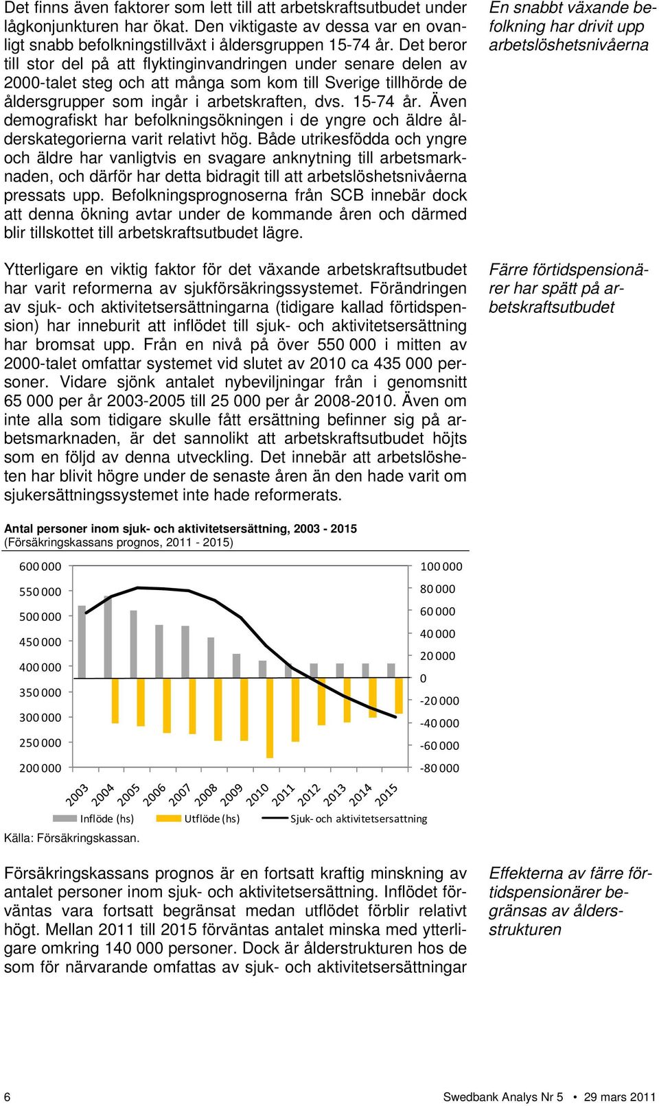 Även demografiskt har befolkningsökningen i de yngre och äldre ålderskategorierna varit relativt hög.