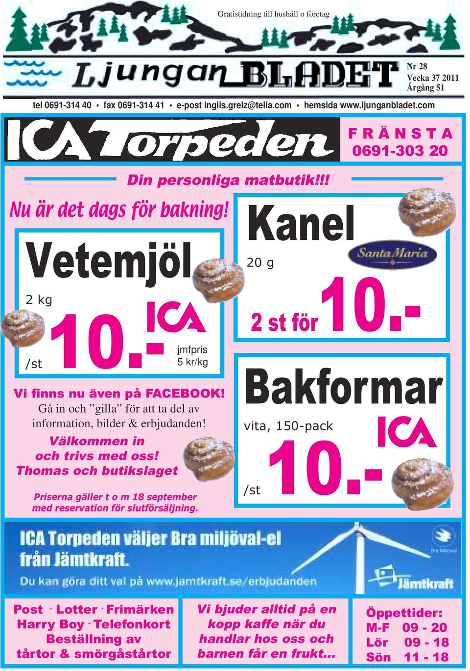 Gå in och gilla för att ta del av information, bilder & erbjudanden! Välkommen in och trivs med oss! Thomas och butikslaget Bakformar vita, 150-pack /st 10.